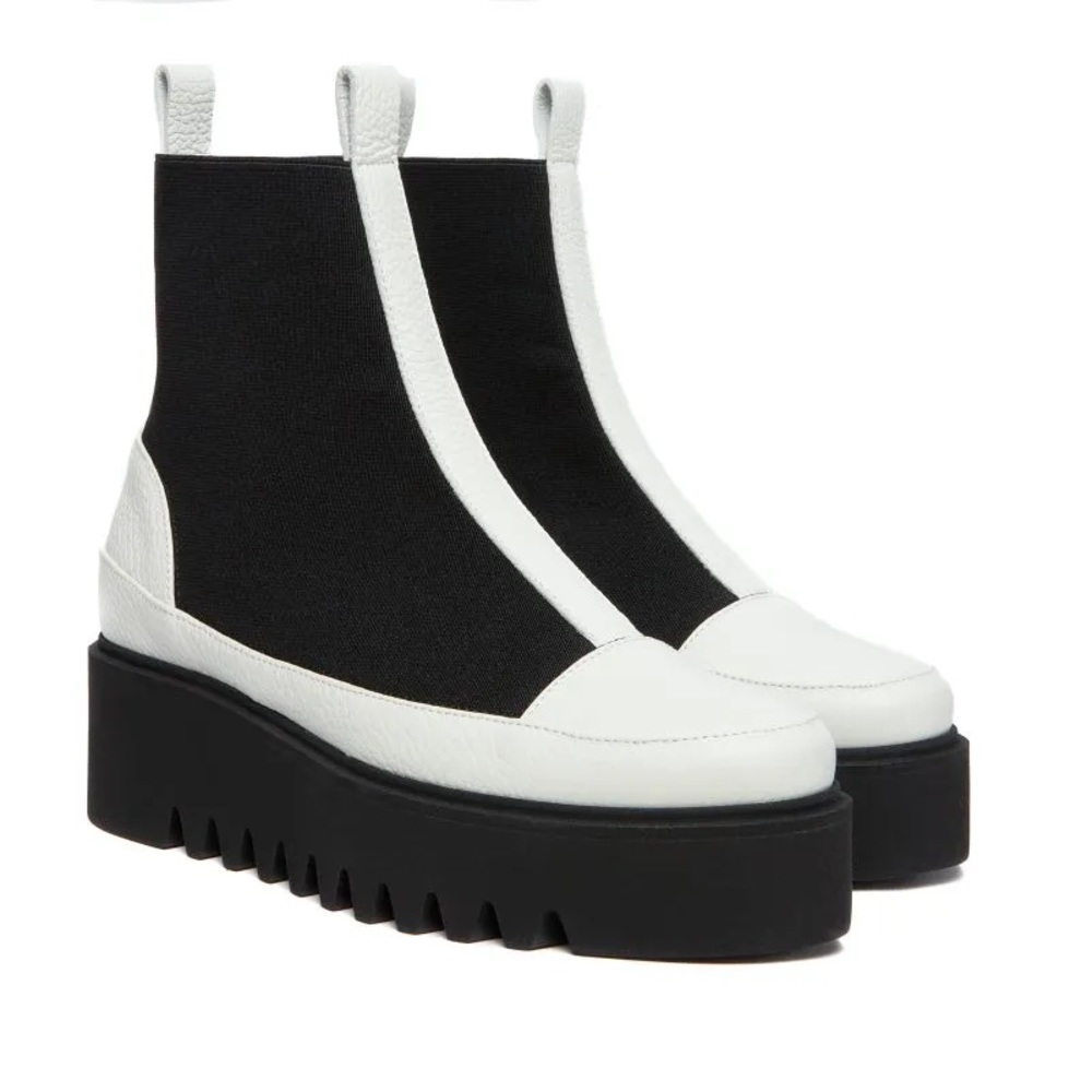TANK STEIGER CAMILLA – BLACK AND WHITE Boots